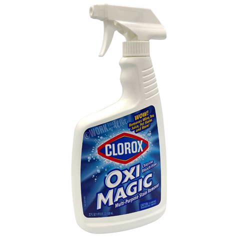 What unfolded with clorox oxi magic product